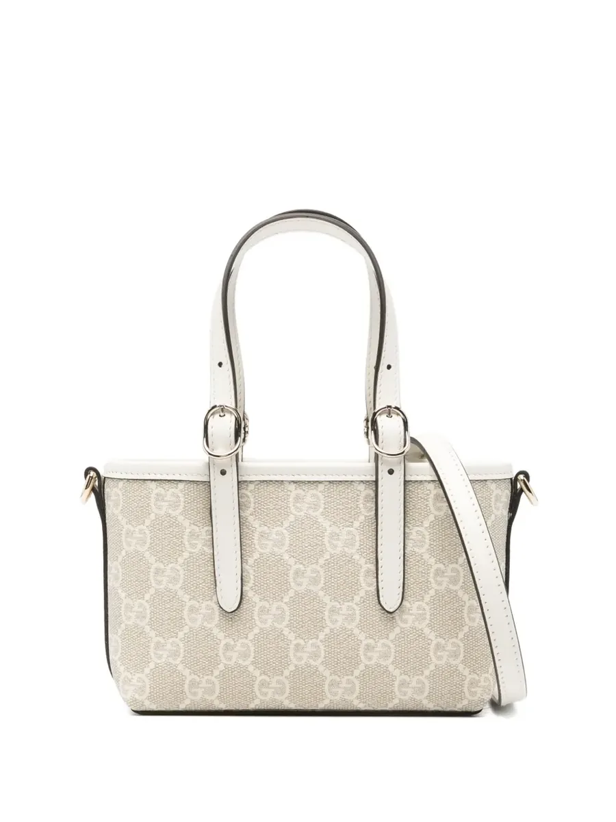 Beige Canvas Mini Bag, front view