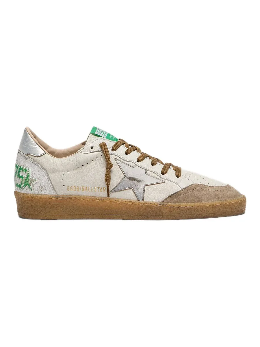 White Cotton Sneakers, front view