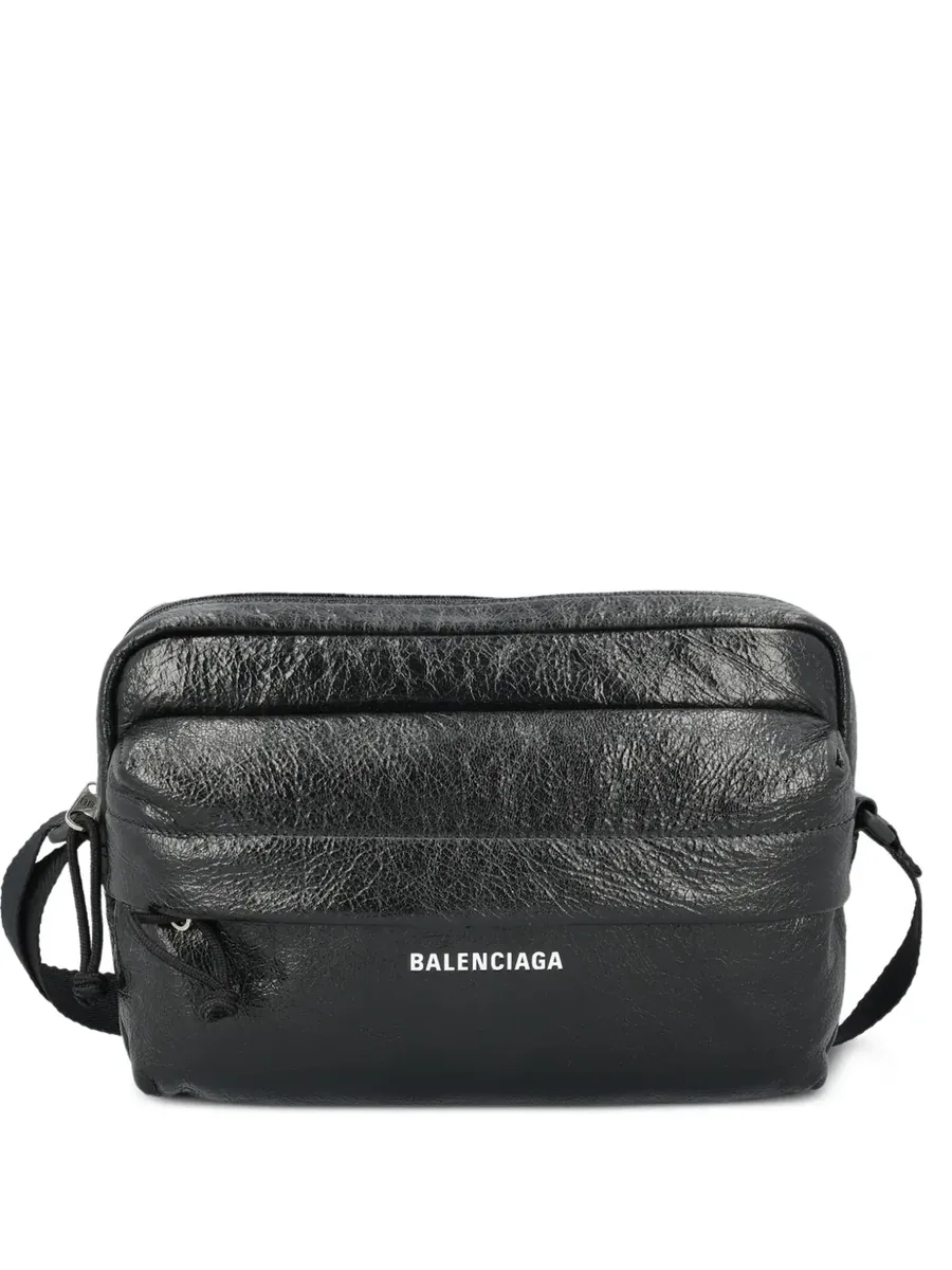 Black Shoulder Bag, front view