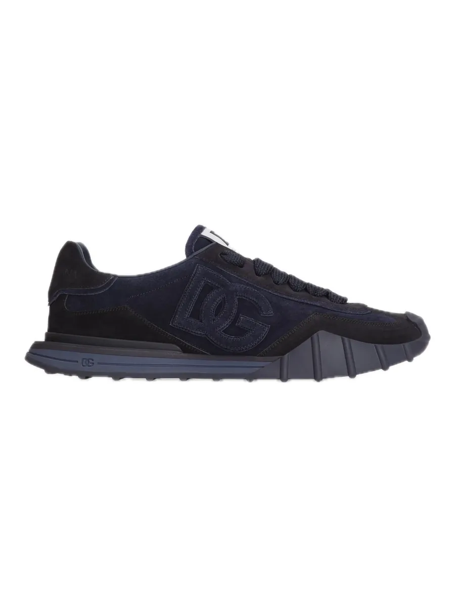 Blue Sneakers, front view