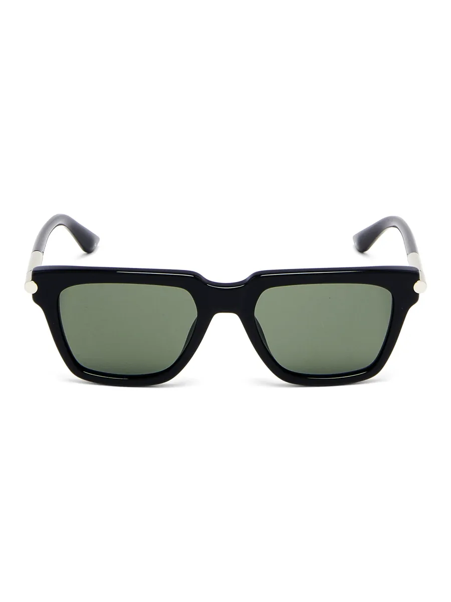 Black Acetate Sunglasses, front view