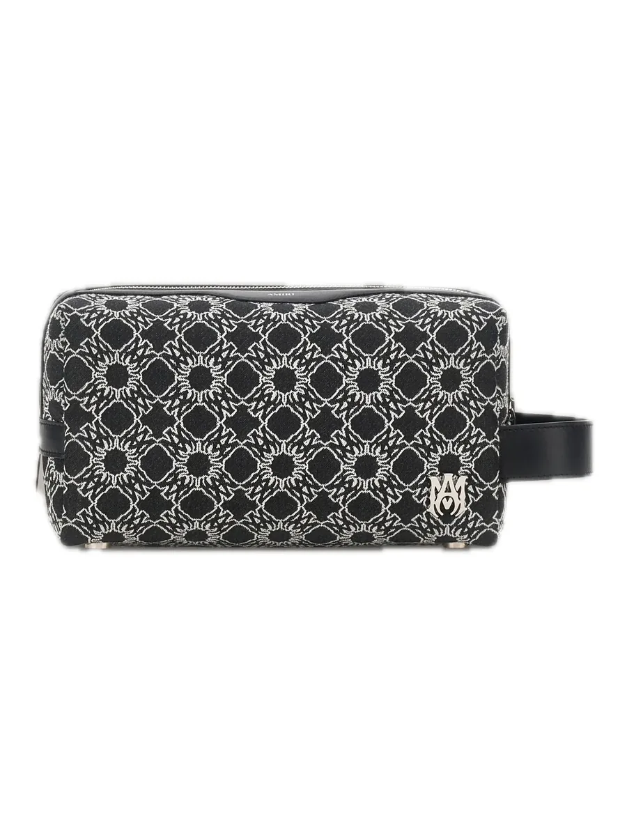 Black Nylon Pouch, front view