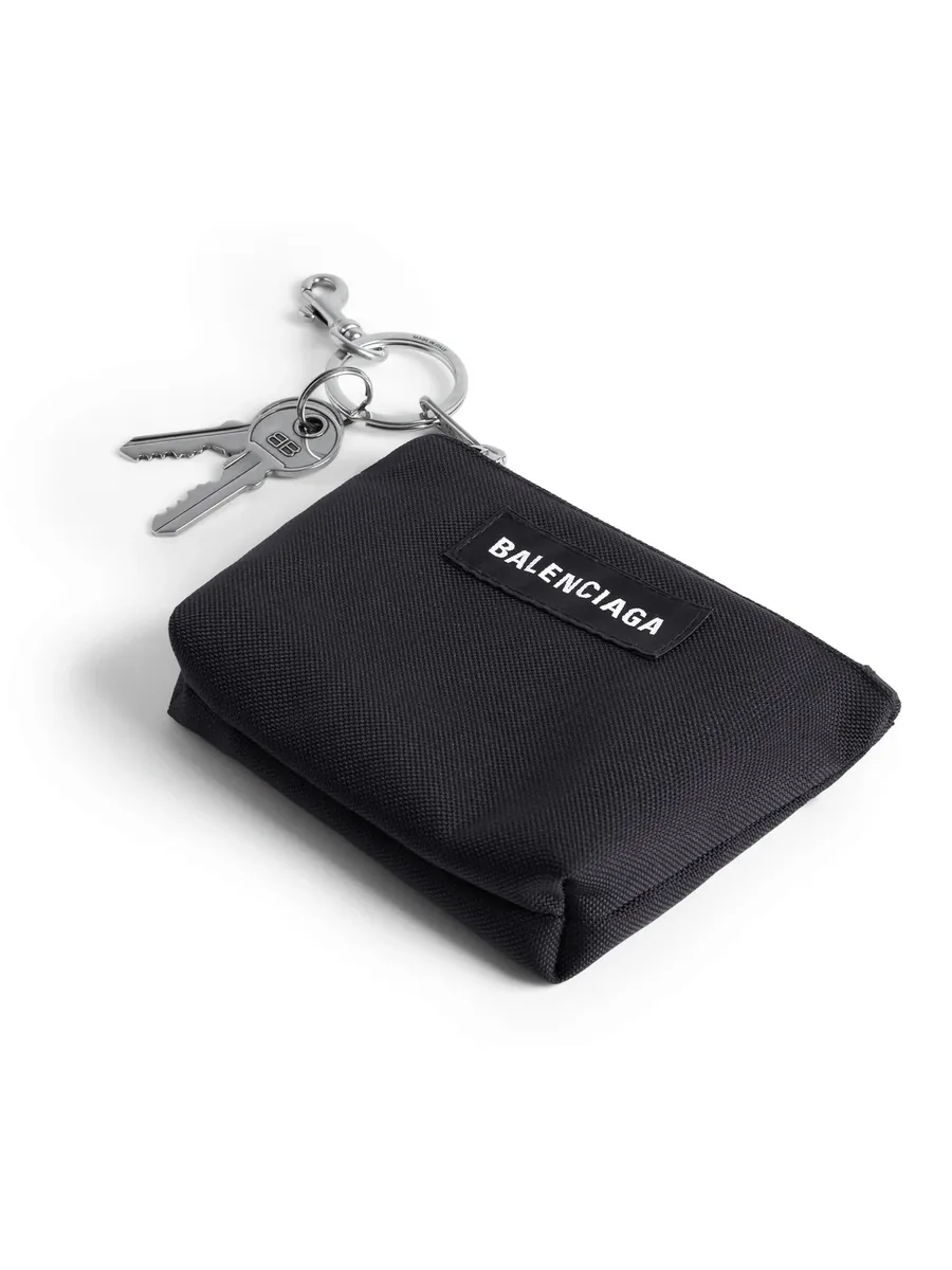 Black Nylon Pouch, front view