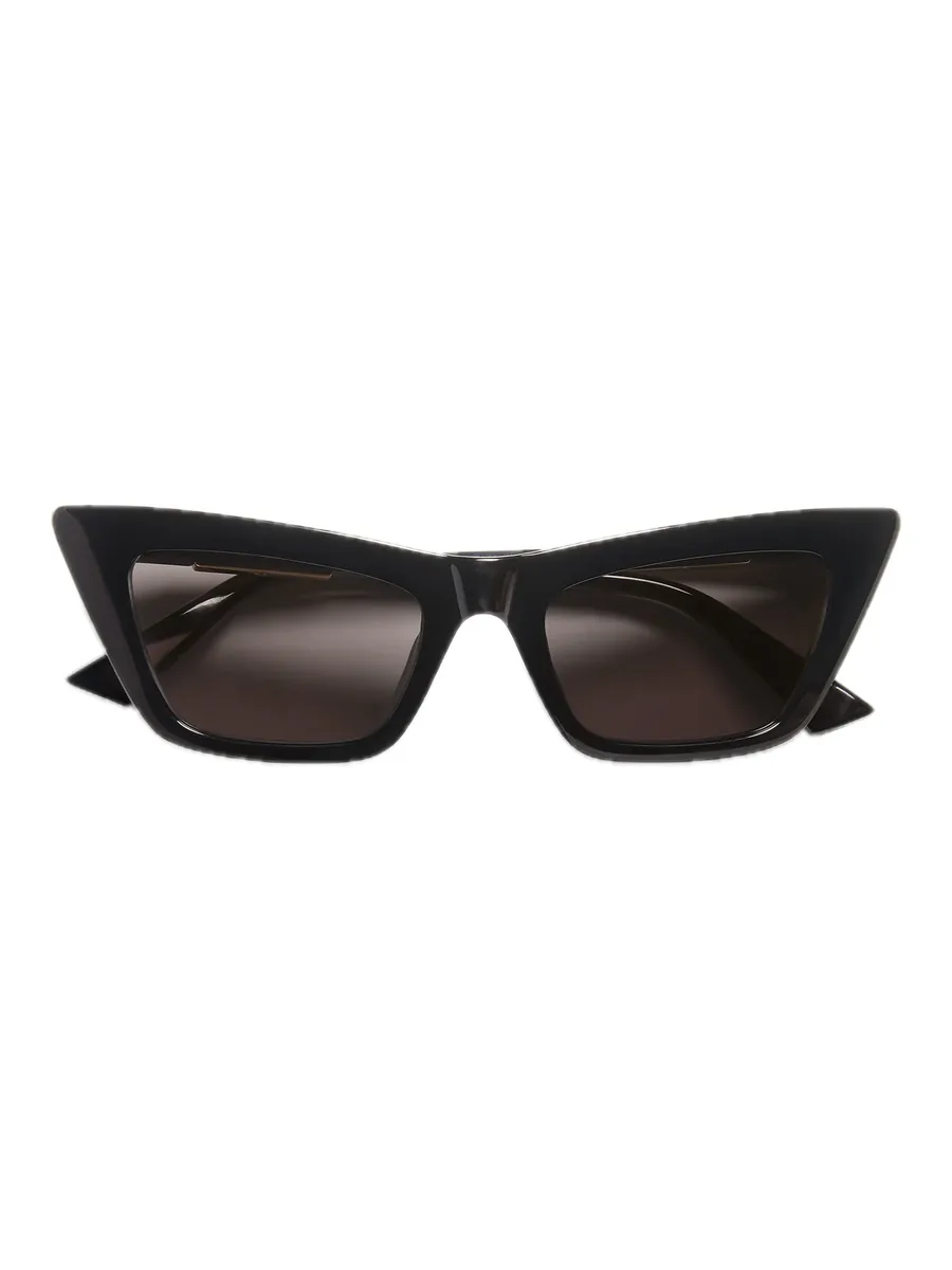 Black Acetate Sunglasses, front view