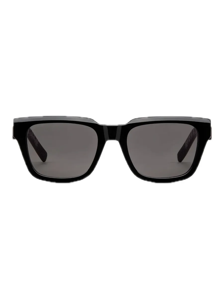 Black Acetate Sunglasses, front view