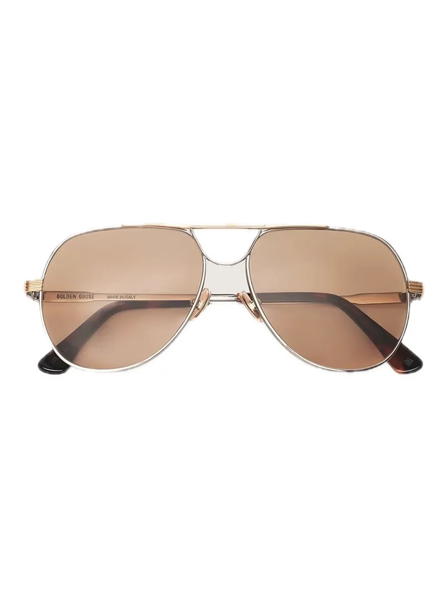 Gold Sunglasses, front view