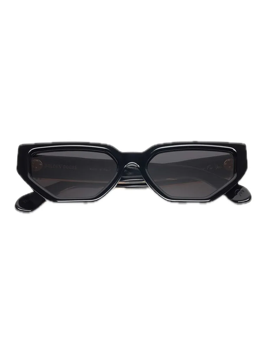 Black Acetate Sunglasses, front view