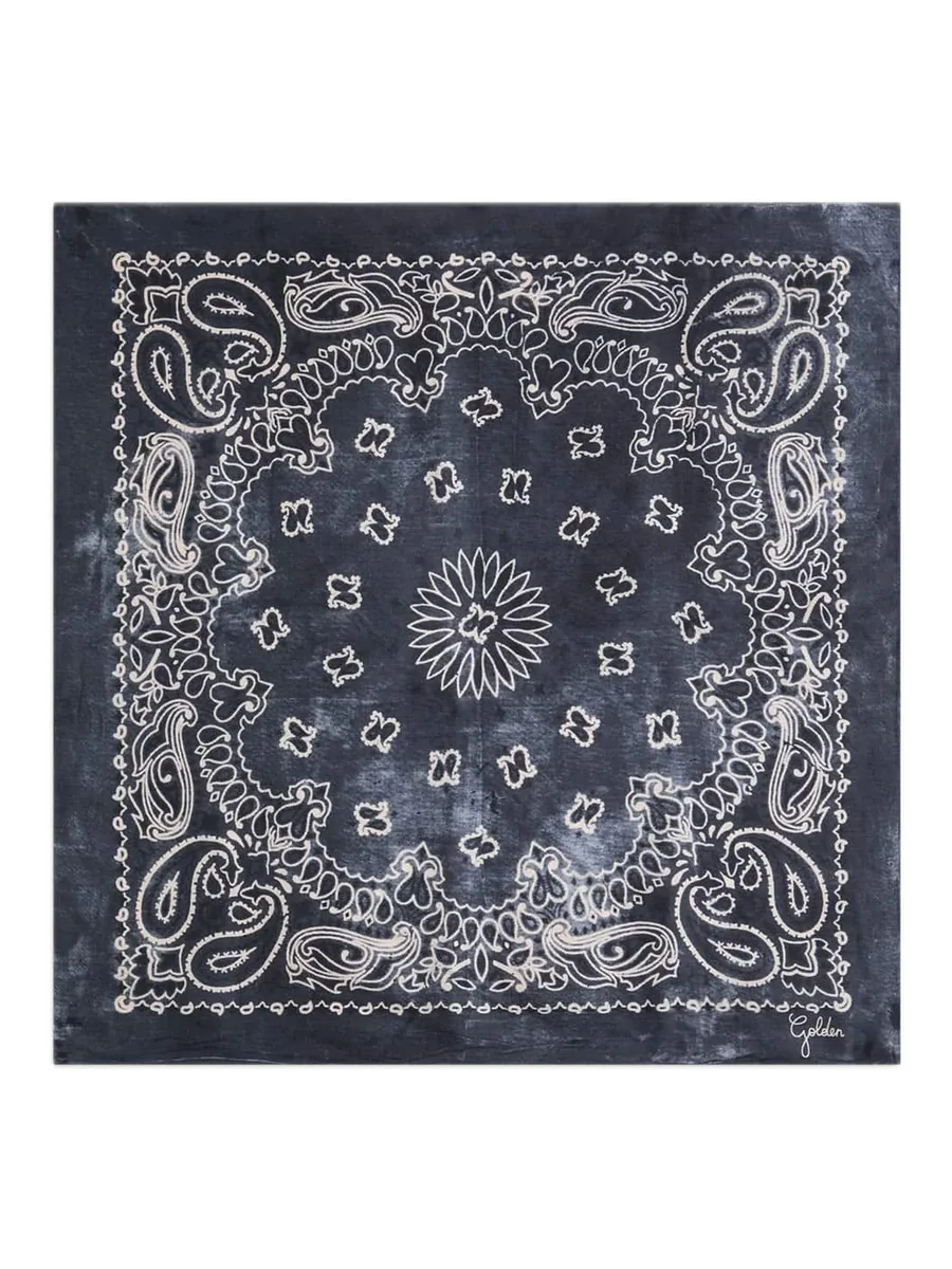 Grey Silk Scarf, front view