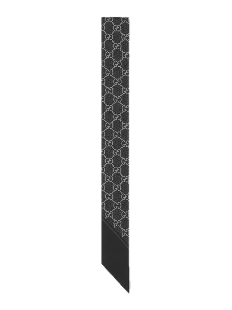 Black Silk Scarf, front view