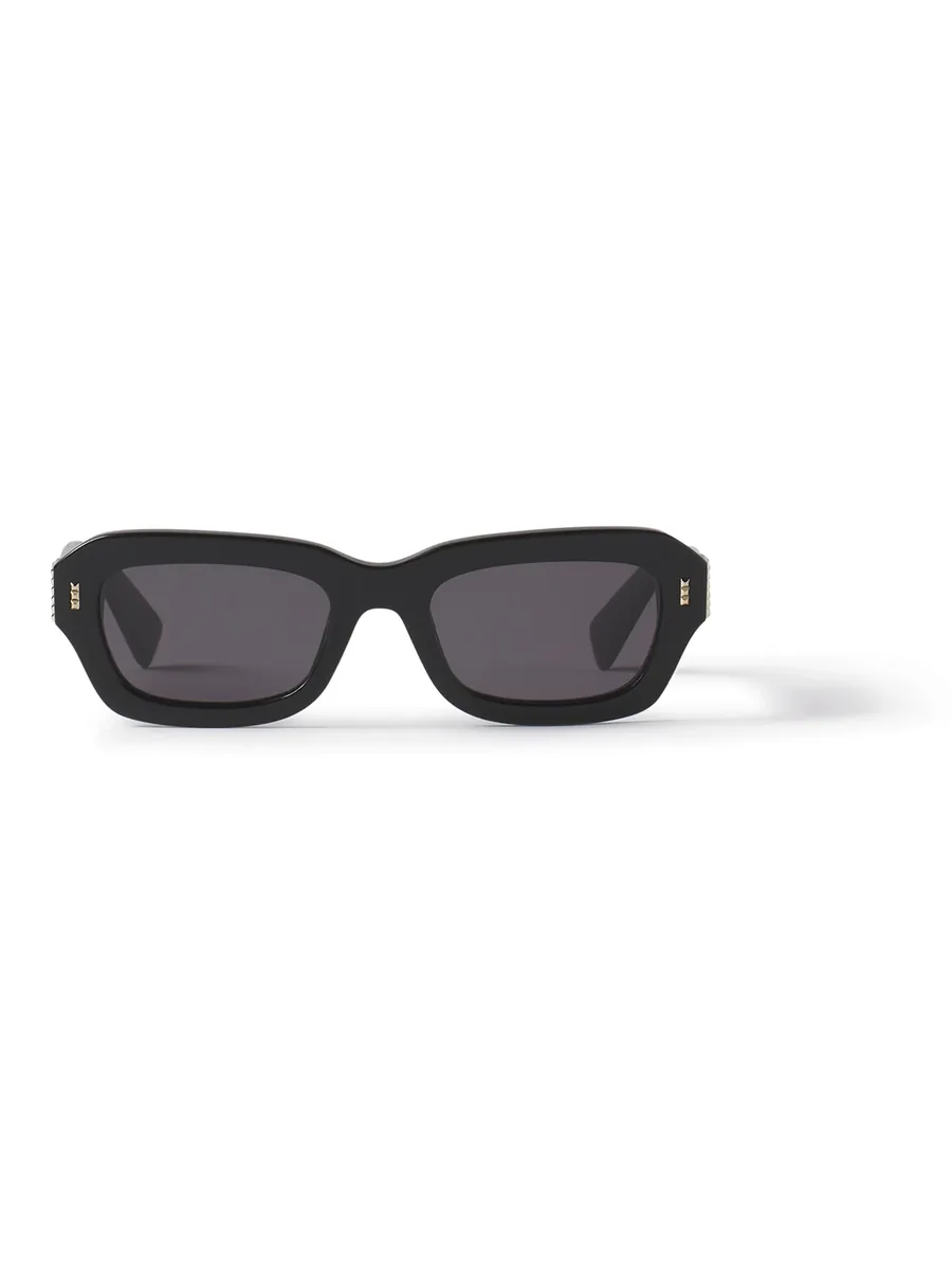 Black Acetate Sunglasses, front view