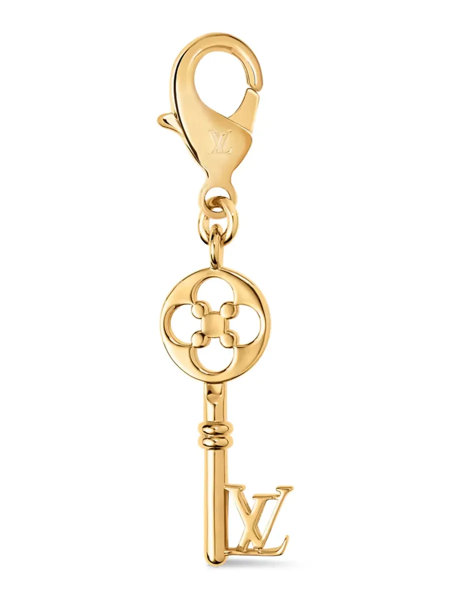 Gold Bag Charm, front view