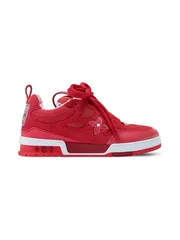 Red Hairy Suede