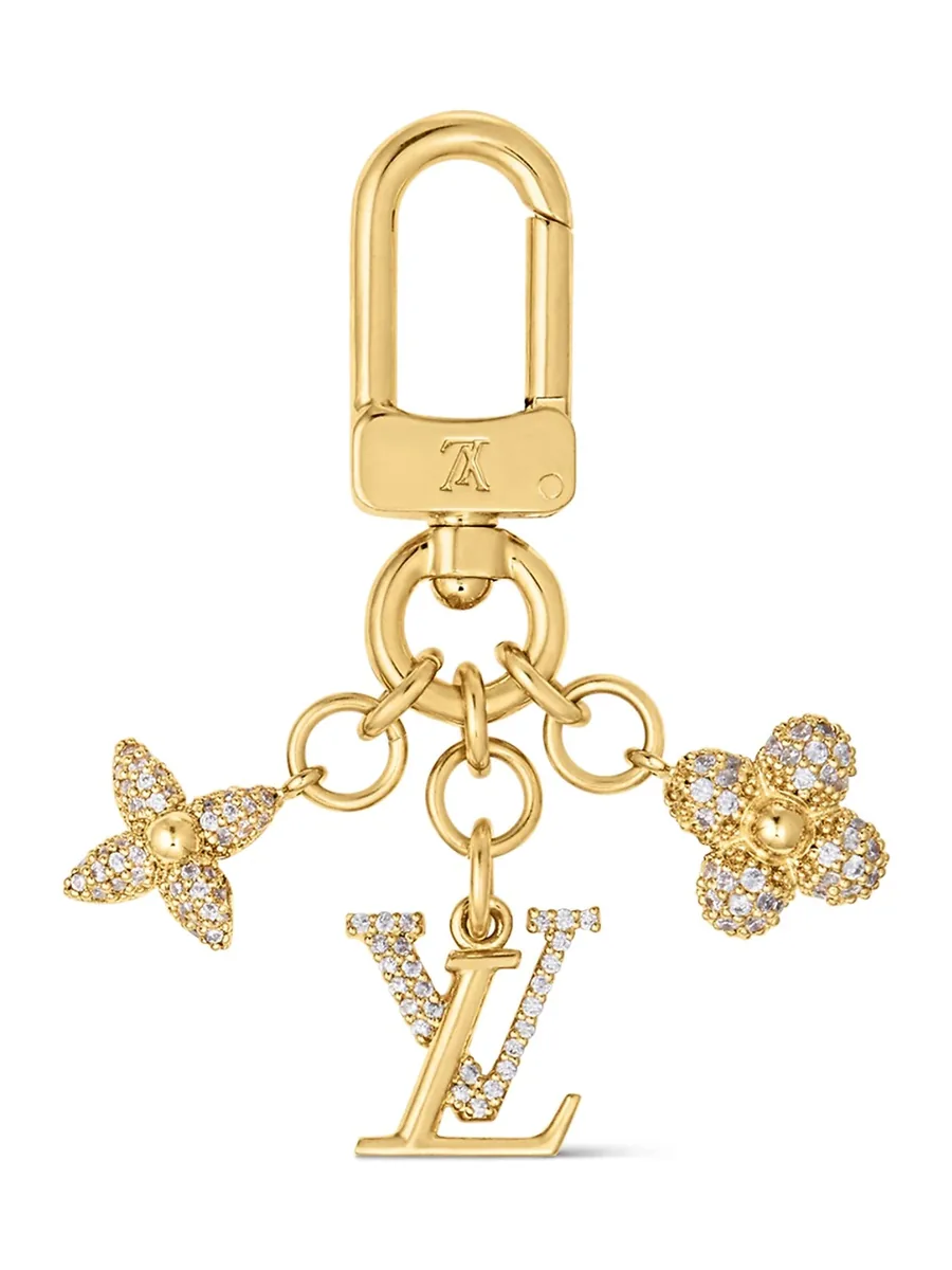 Gold Bag Charm, front view