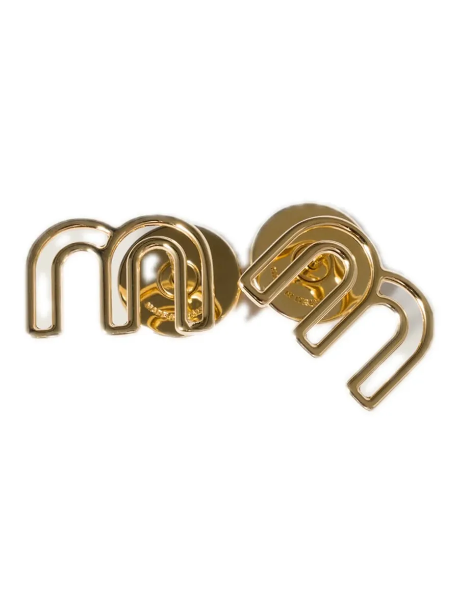 Gold Earrings, front view