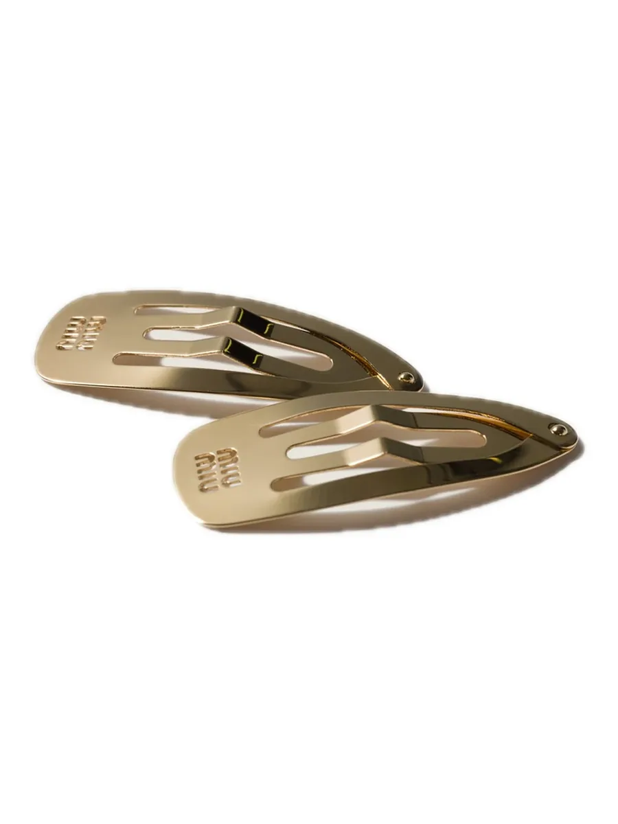 Gold Hair Clip, front view