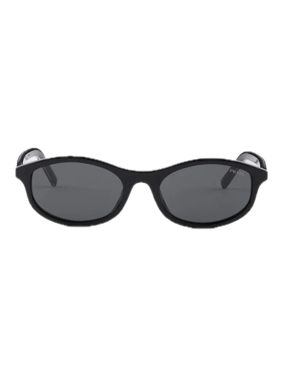 Black Acetate Sunglasses, front view