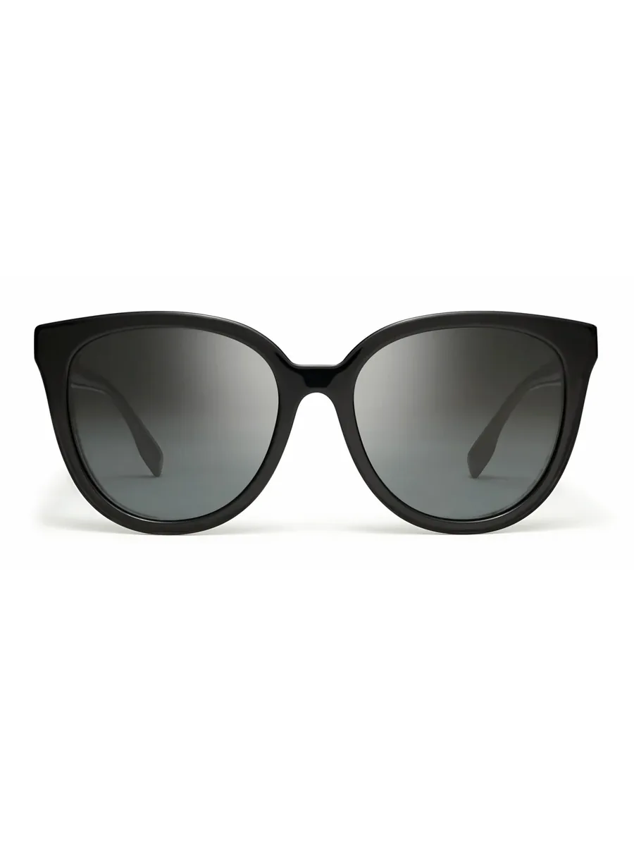Black Acetate Sunglasses, front view