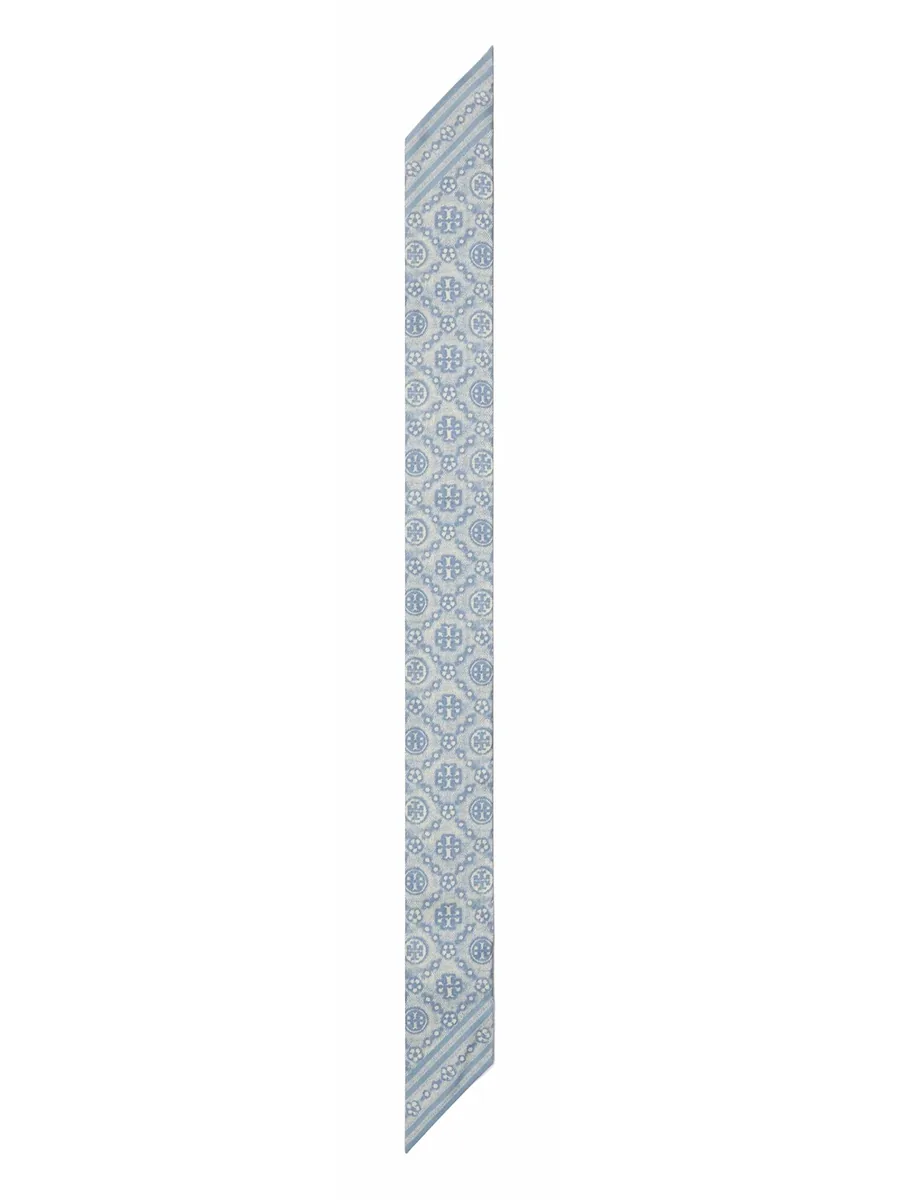 Blue Silk Scarf, front view