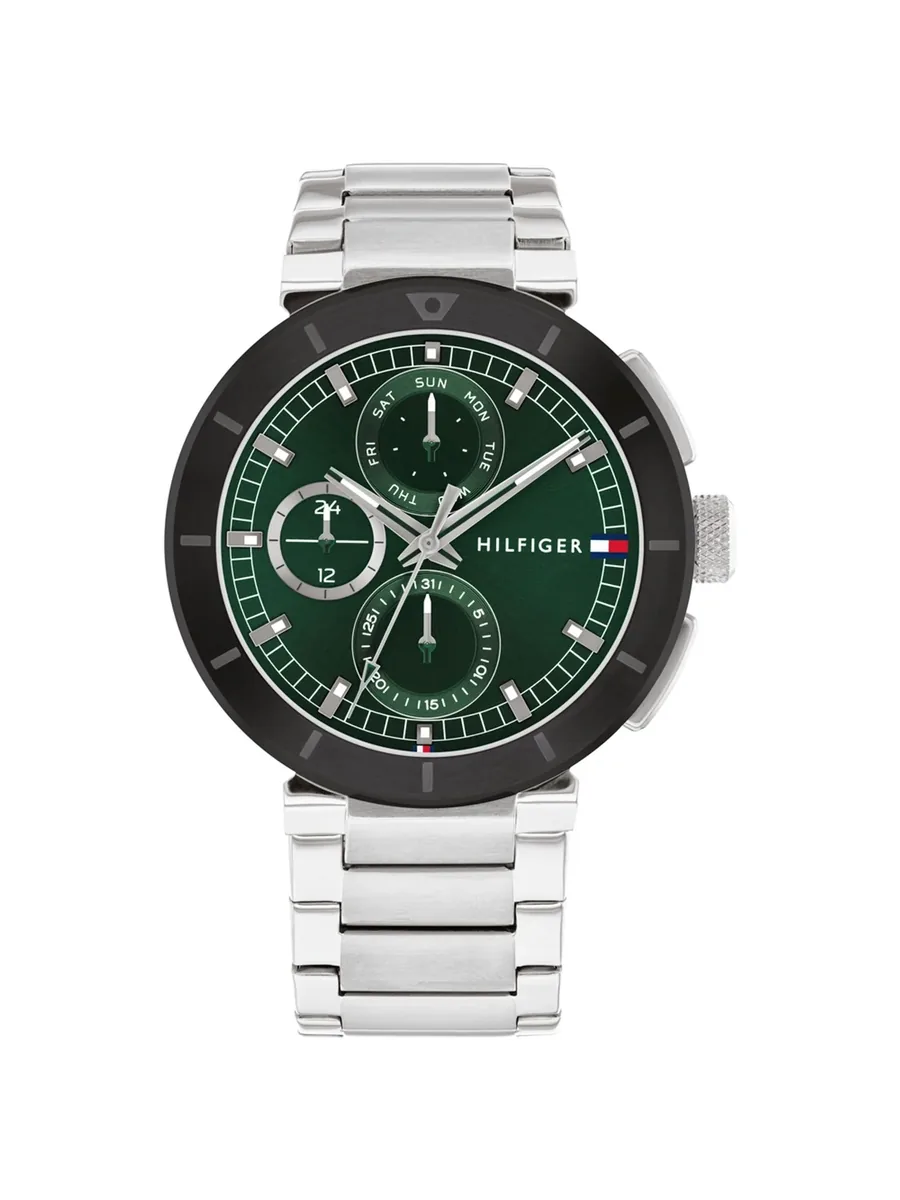 Silver-tone 44mm Watch, front view