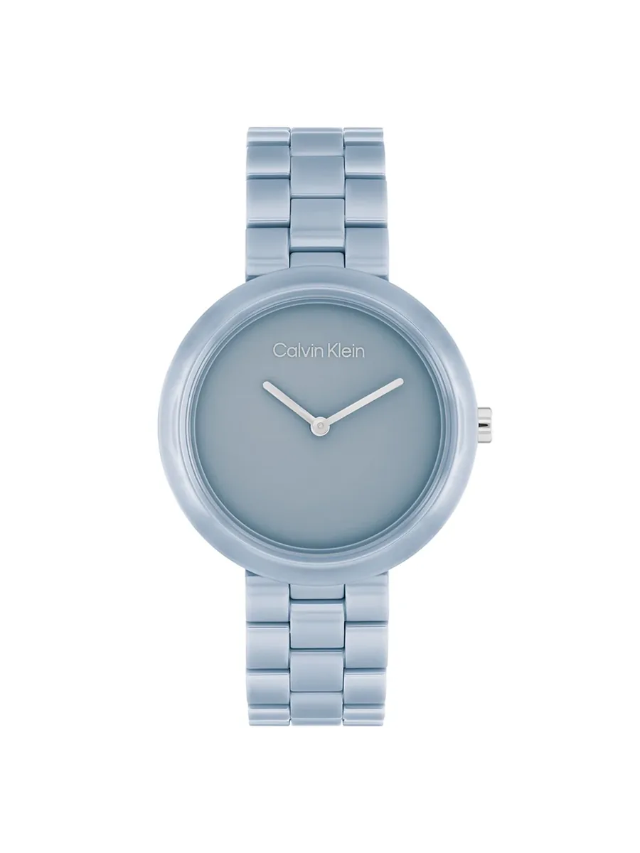 Blue 34mm Watch, front view