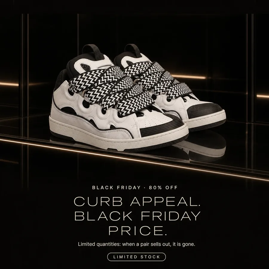 Black Friday, 80% off: curb appeal at a Black Friday price. Limited quantities: when a pair sells out, it is gone.