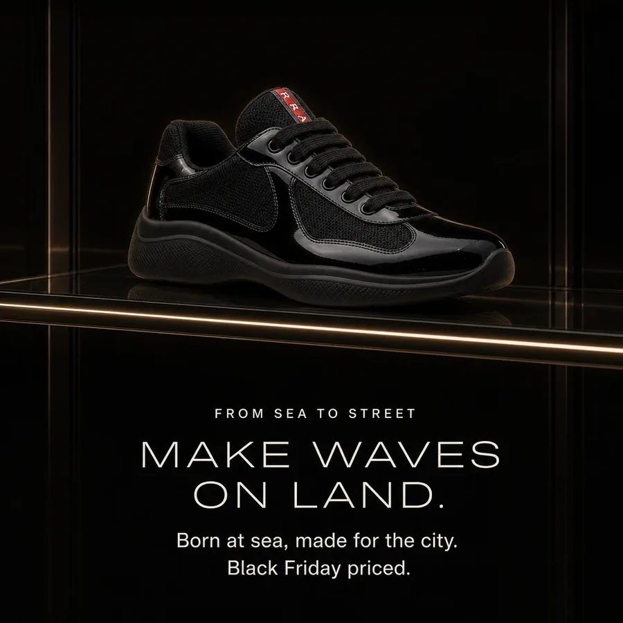 Make waves on land: born at sea, made for the city. Black Friday priced.
